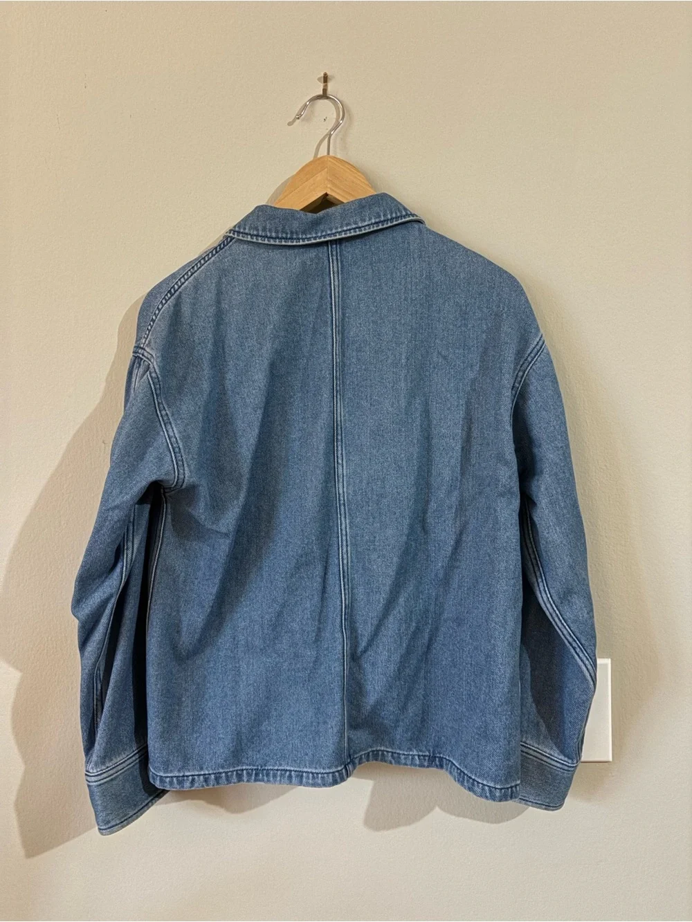 L.L. Bean Signature Denim Chore Shirt Jacket - Size XS - Picture 9 of 9